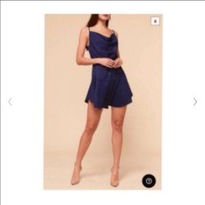 Adelyn Rae | NWT | Navy Cowl Neck Dress | Size XS